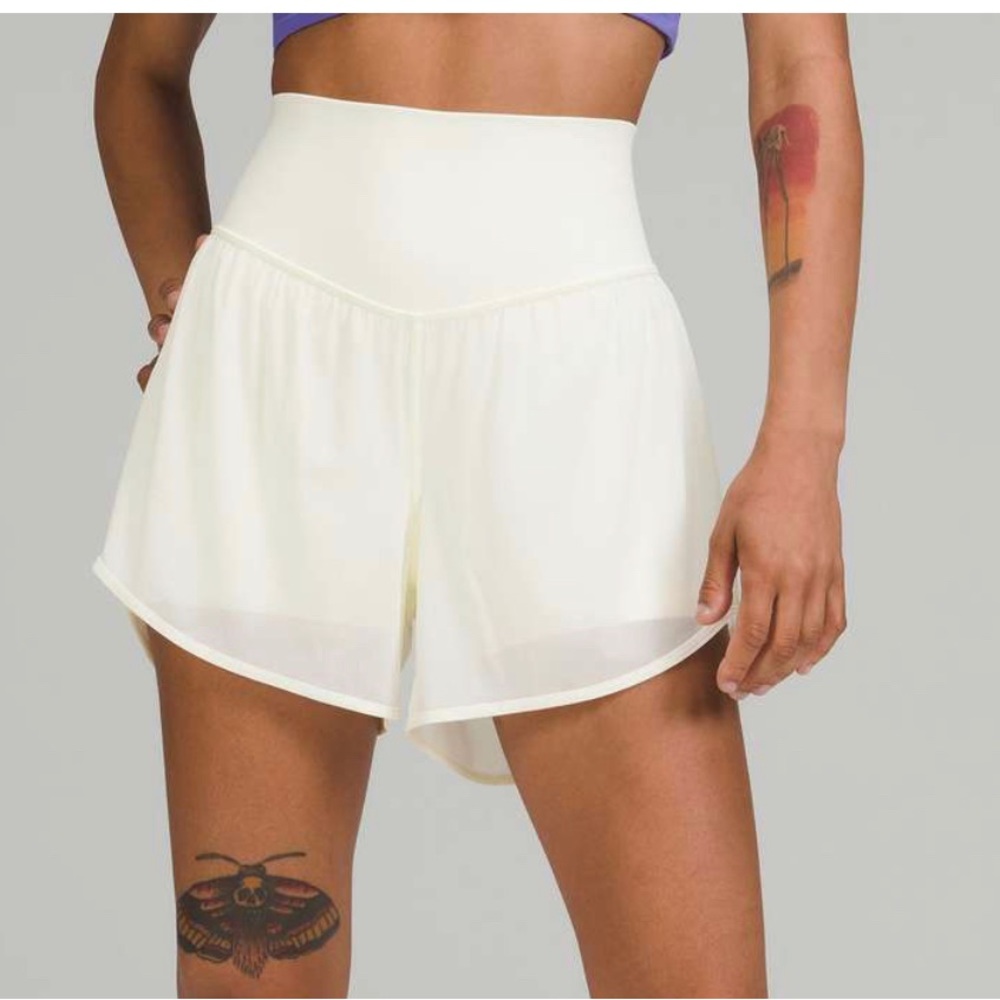 Nulu and Mesh High-Rise Yoga Short